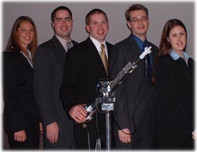  Lindsey Egeland, Nigel Campebll, Stuart Campbell, Jon Kirk, and Becky Currell.