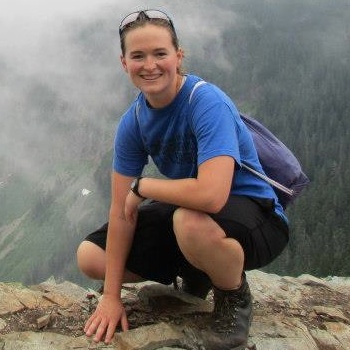 Angie hiking in Superior