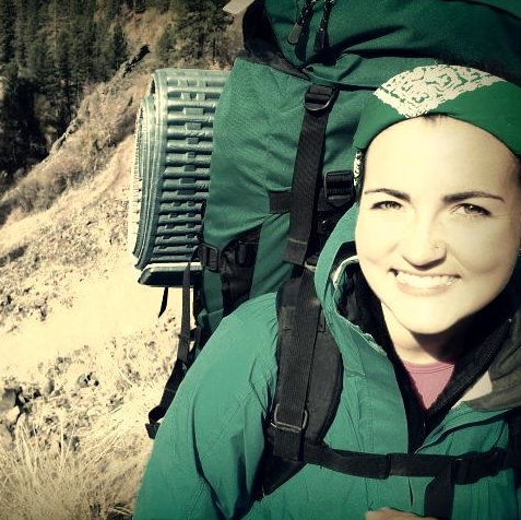 Jenna on one of her many hikes.